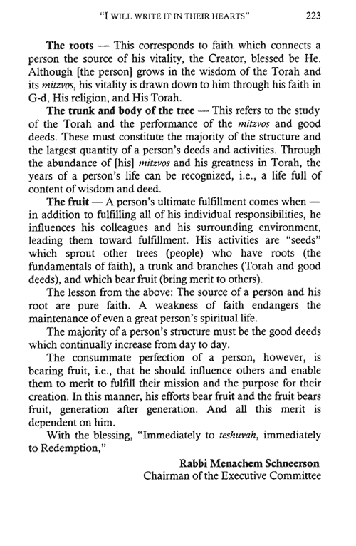 Igrot Kodesh volume 1, pp. 222 - 223 | An answer from the Rebbe King ...